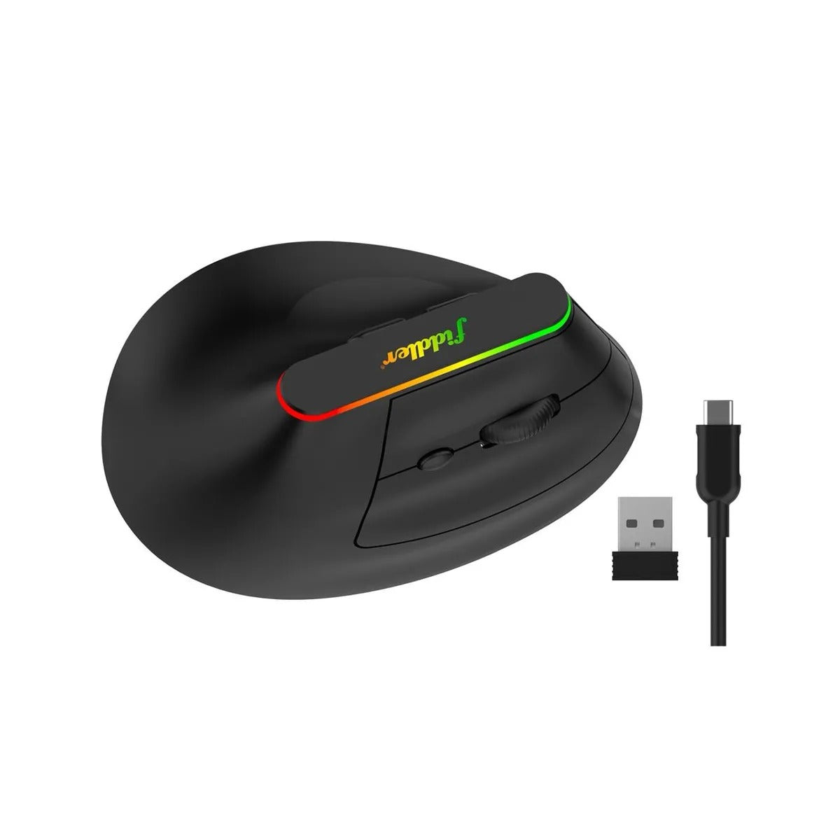 Mouse Fiddler Vertical Bluetooth Recargable 1600Dpi