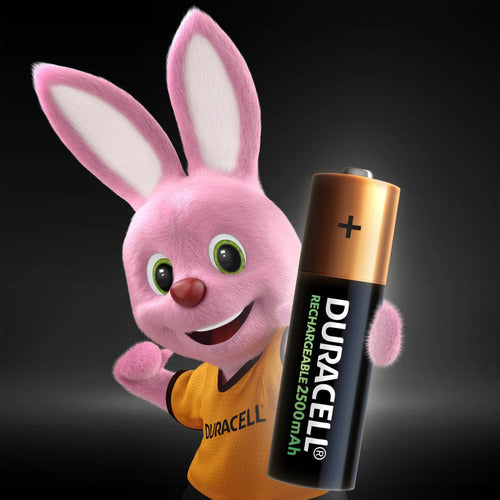 Pack Cargador Duracell +4 pilas Aa +4 pilas Aaa Recargables