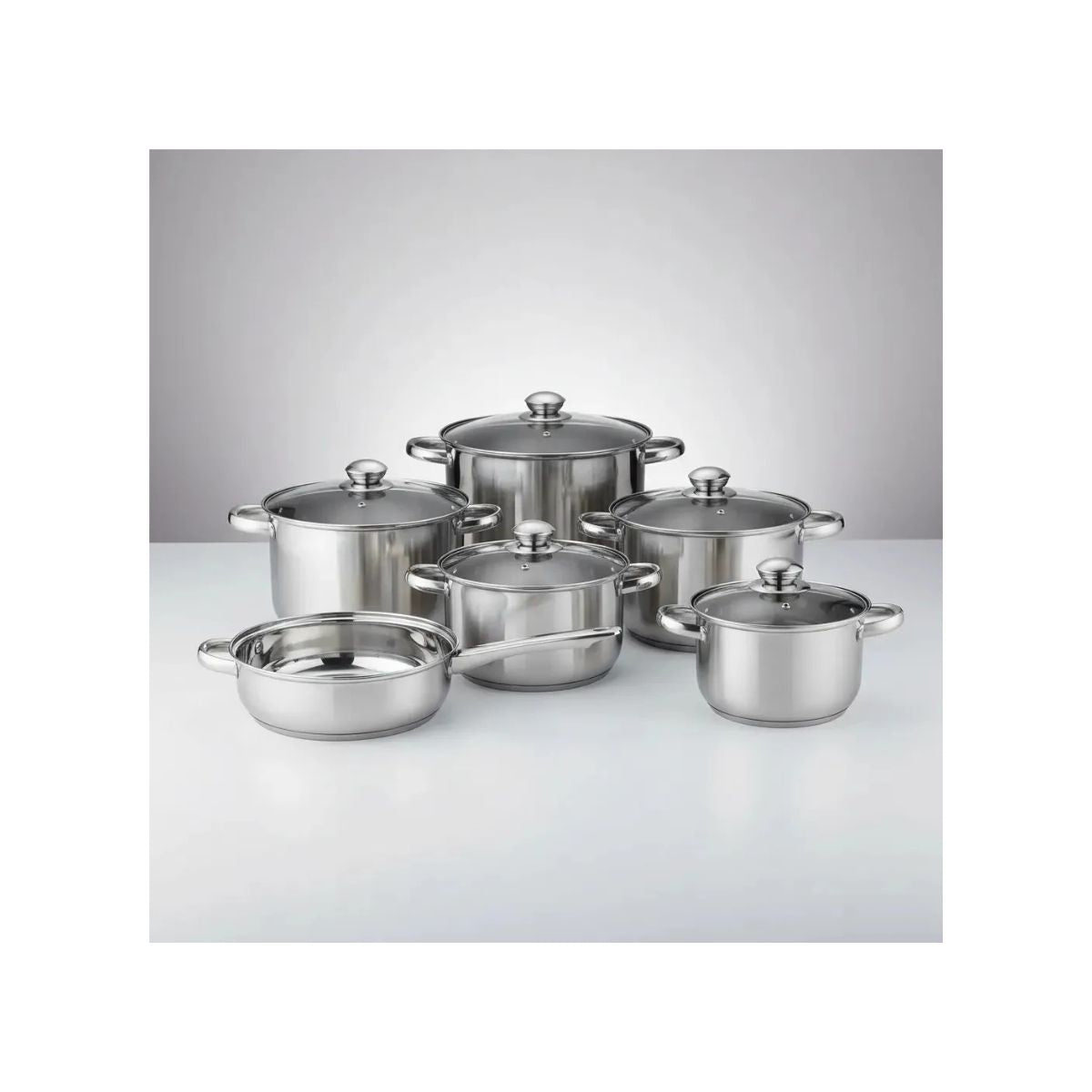 Batería De Cocina Ilko 11 Piezas Acero Inoxidable Prime