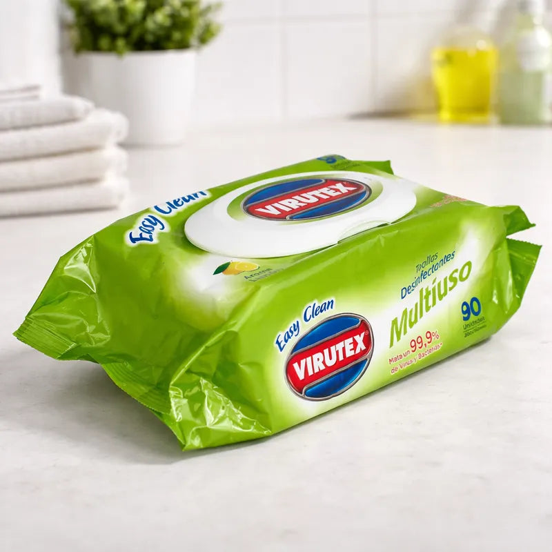 Toallitas Desinfectantes Multiuso Virutex 90 unidades