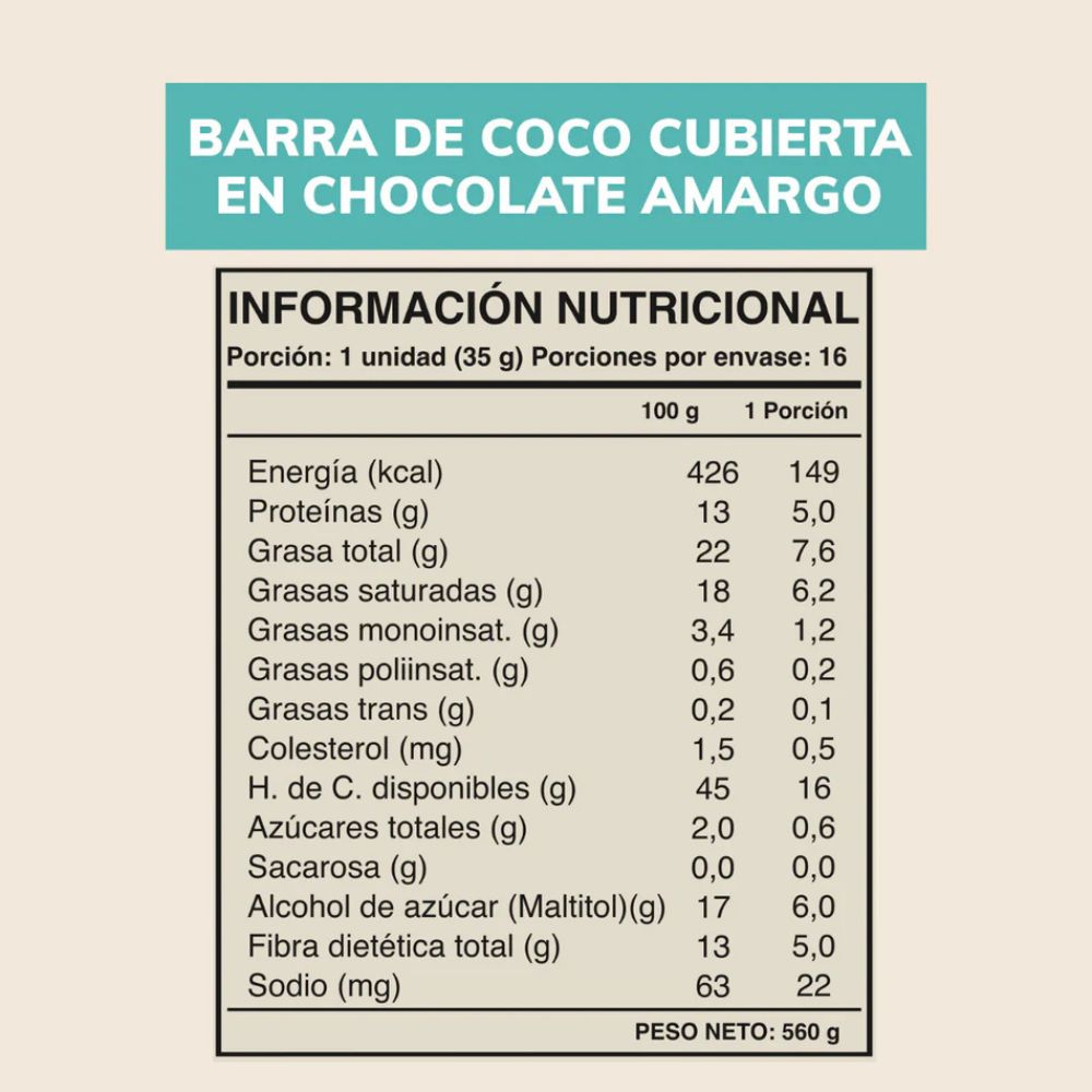 Wild + Fit Barritas Snack Saludable Coco x16ud
