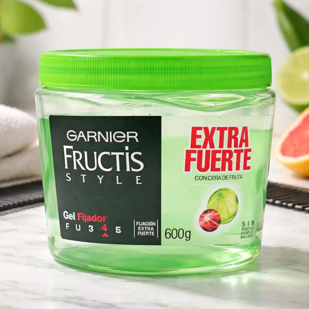 Gel Fructis tarro style extra fuerte 600gr