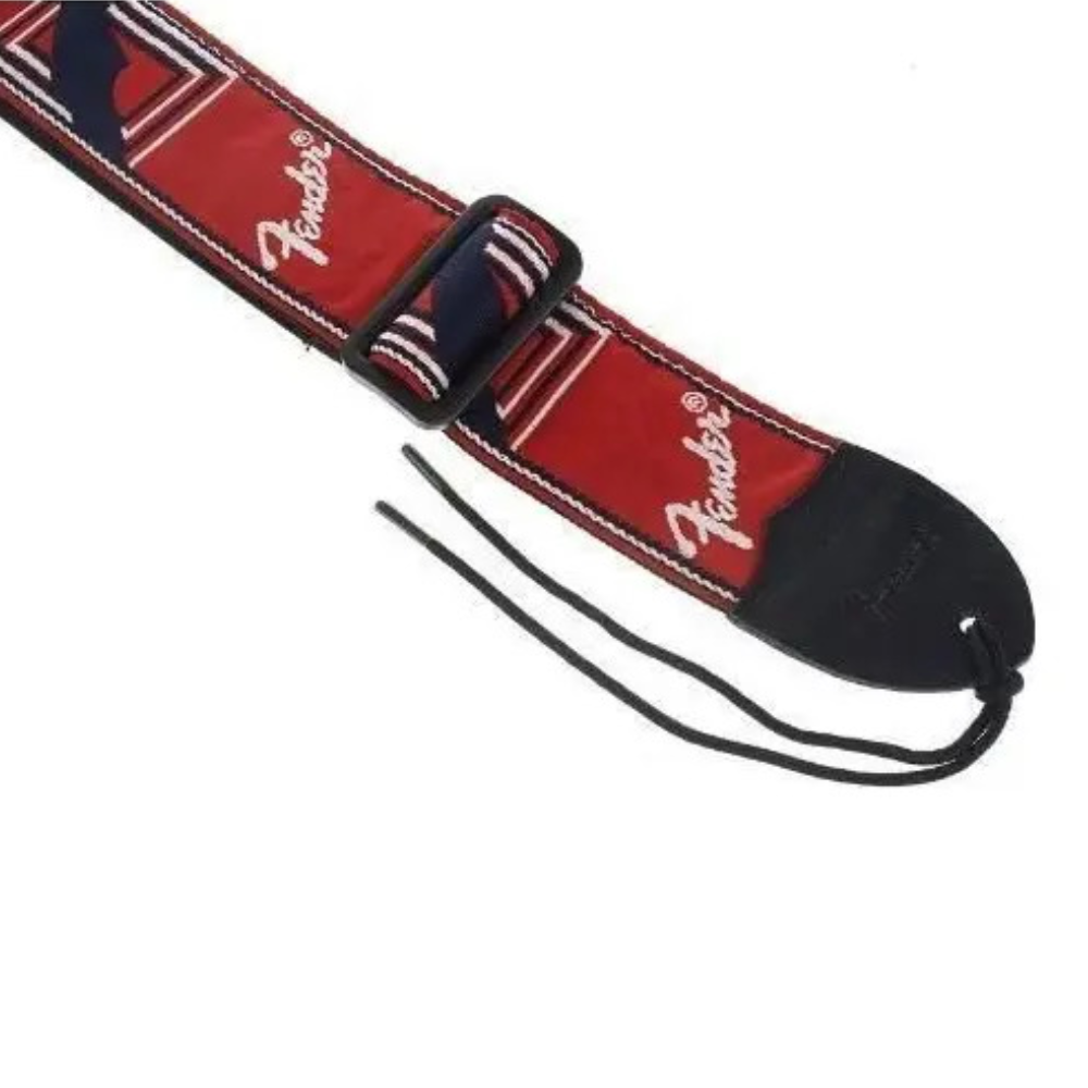 Correa 2" monograma Fender tricolor Red