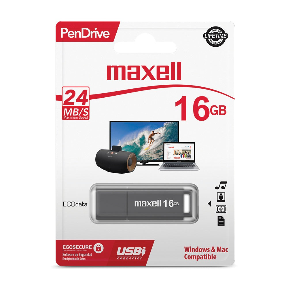 Pendrive Maxell Sil 16gb