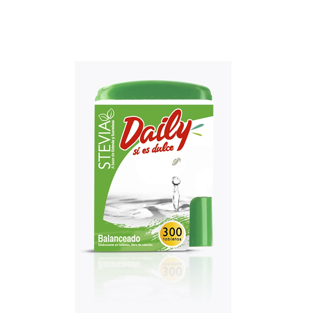 Endulzante Daily stevia tabletas 300 ud