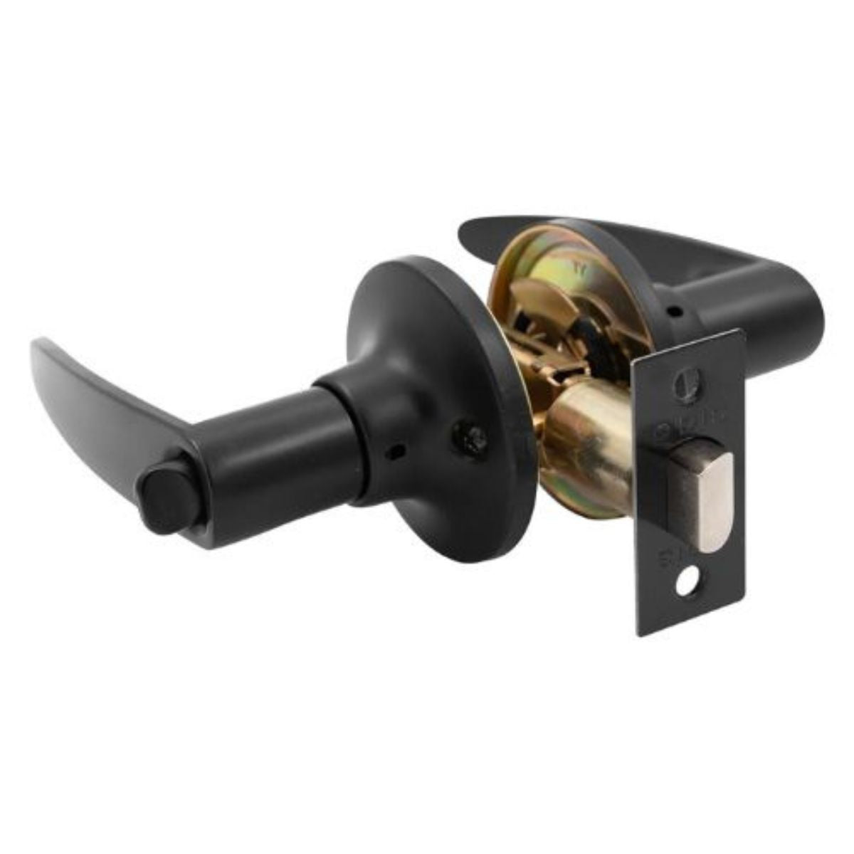 Cerradura Tubular Con Manilla Odis 203 Baño Negro