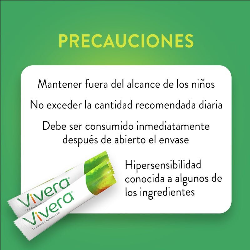 Vivera Lactobacillus Rhamnosus Gg 8 Sobres Cada Caja