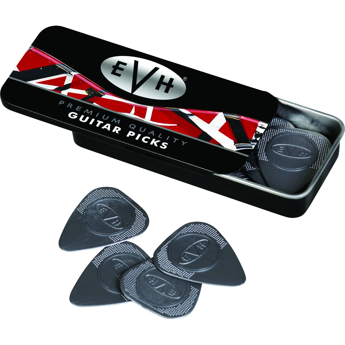 Lata de púas premium EVH Fender x12 unid.