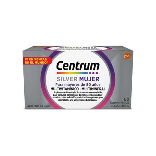 Multivitamínico Centrum Silver Mujer 60 Tabletas