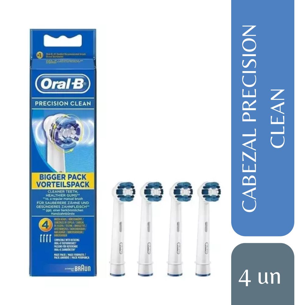 Repuestos De Cepillo Eléctrico Oral-B Precisión Clean 4 ud