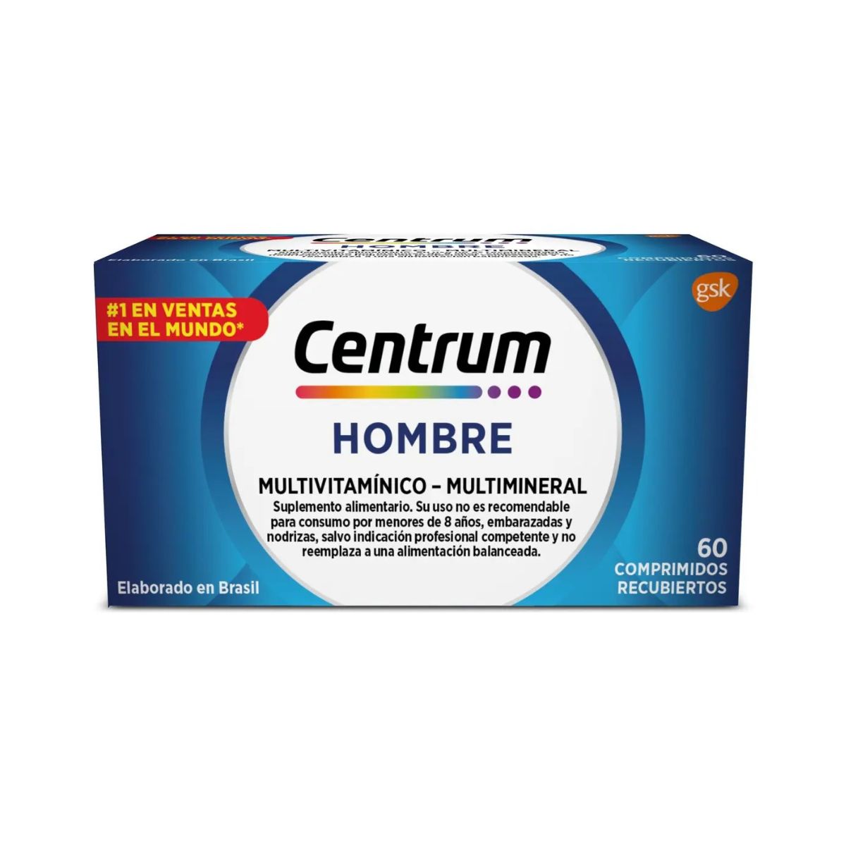 Multivitamínico Centrum Hombre 60 Tabletas