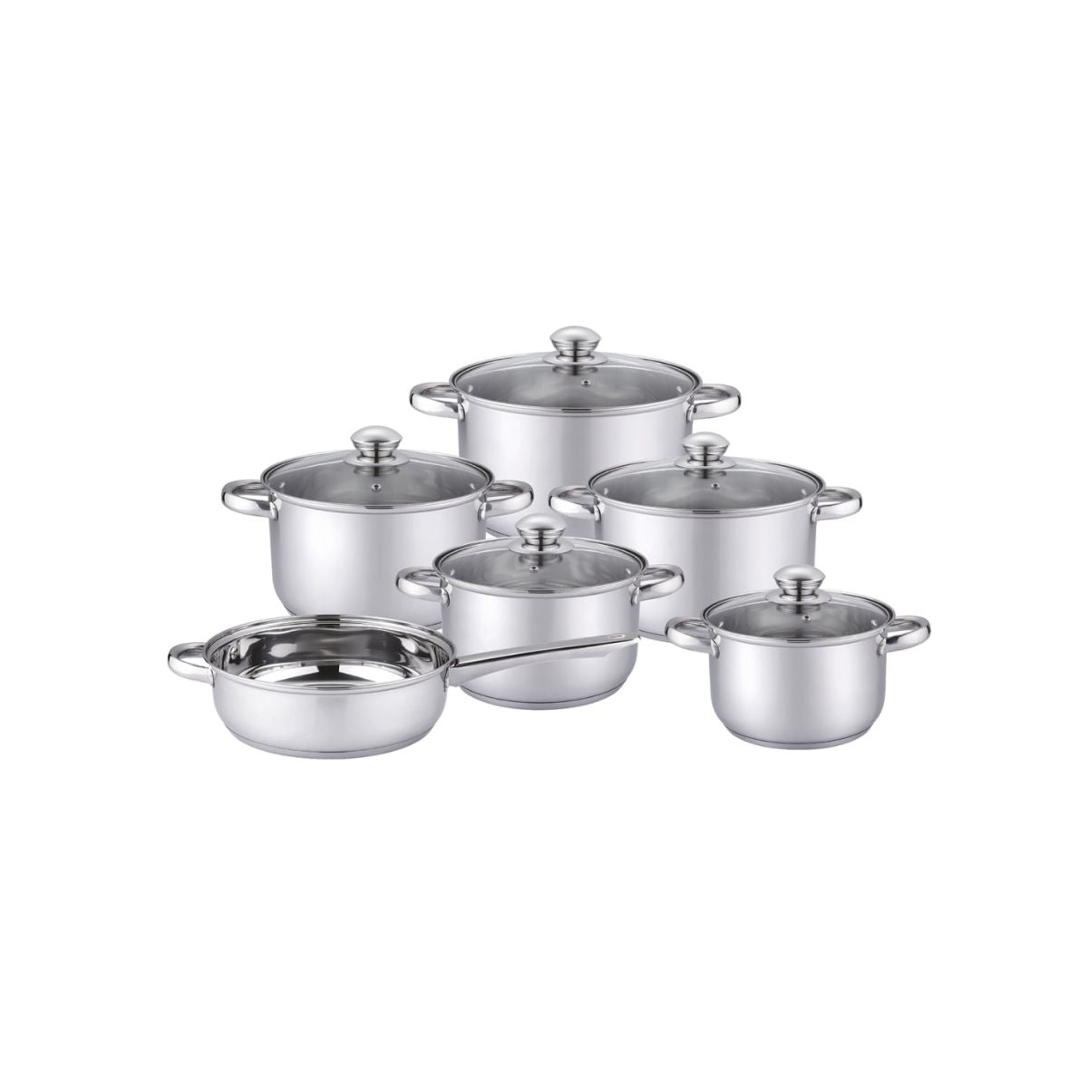 Batería De Cocina Ilko 11 Piezas Acero Inoxidable Prime