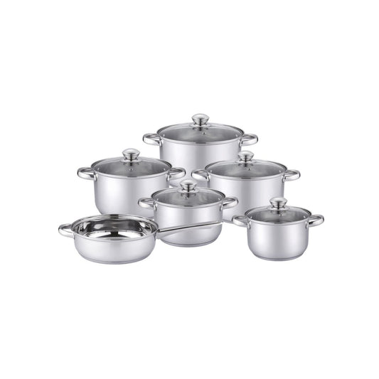 Batería De Cocina Ilko 11 Piezas Acero Inoxidable Prime