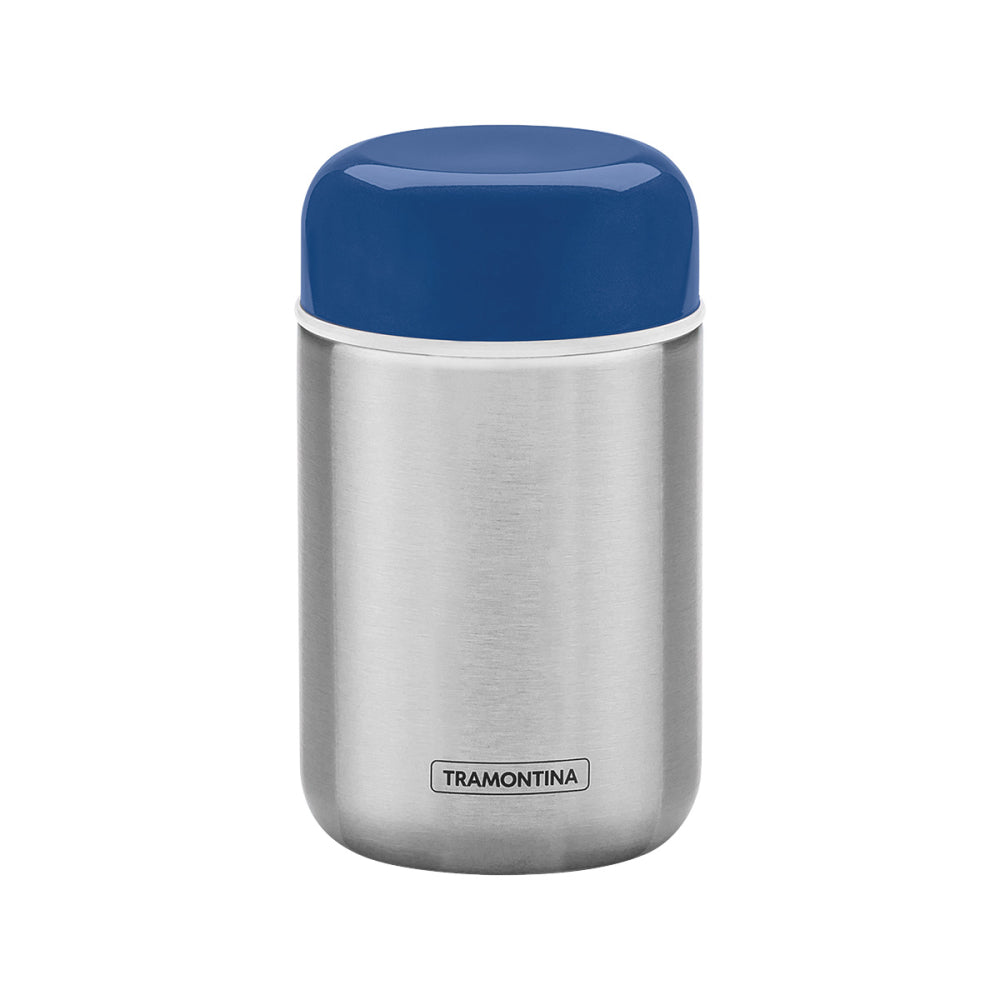 Termo Para Comida Tramontina 400ml Acero Inoxidable Azul
