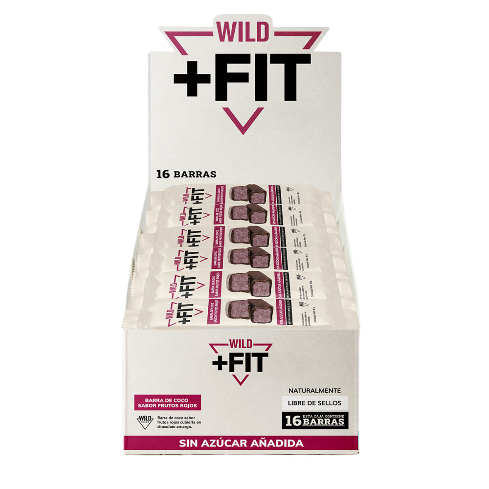 Barritas Wild Fit Coco Berries 35g x16 Unidades