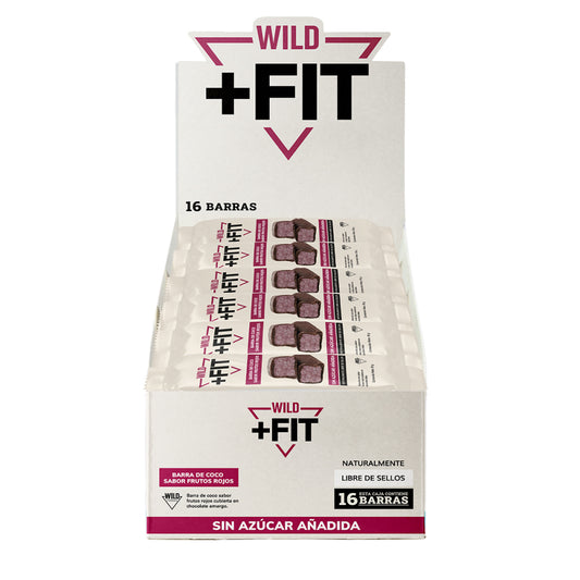 Barritas Wild Fit Coco Berries 35g x16 Unidades