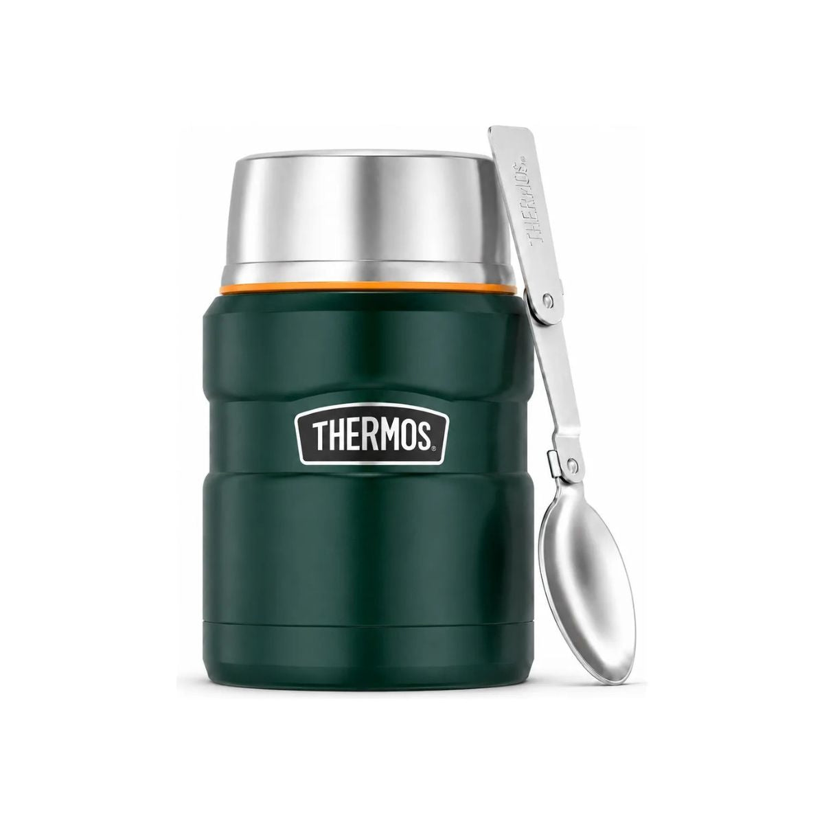 Termo De Thermos Comida King 470ml Acero Inoxidable Green