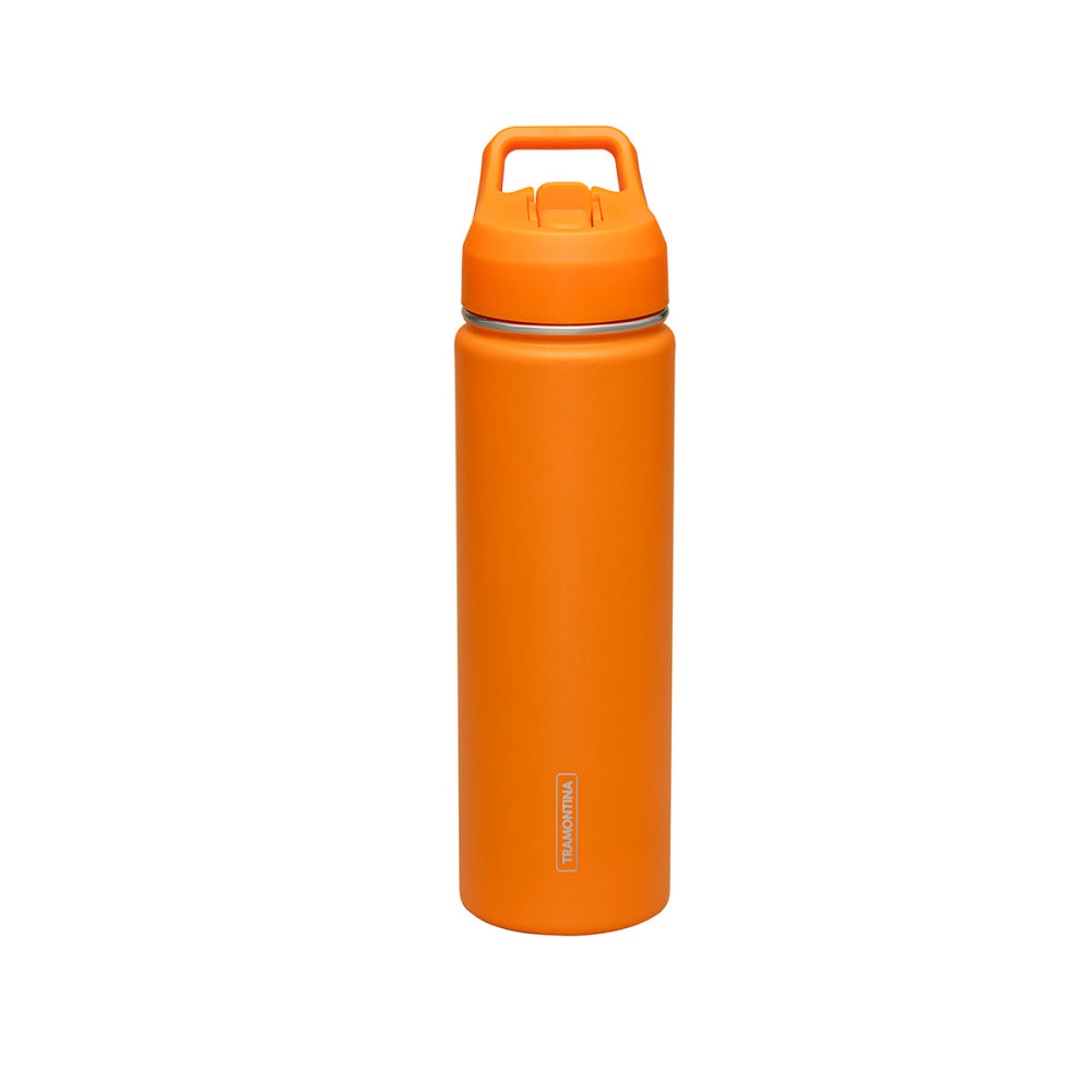 Botella Térmica Tramontina 650ml Naranjo