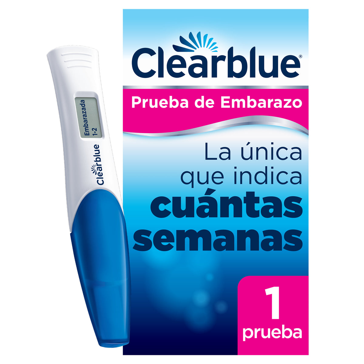 Test De Embarazo Digital Clearblue Con Indicador De Semanas