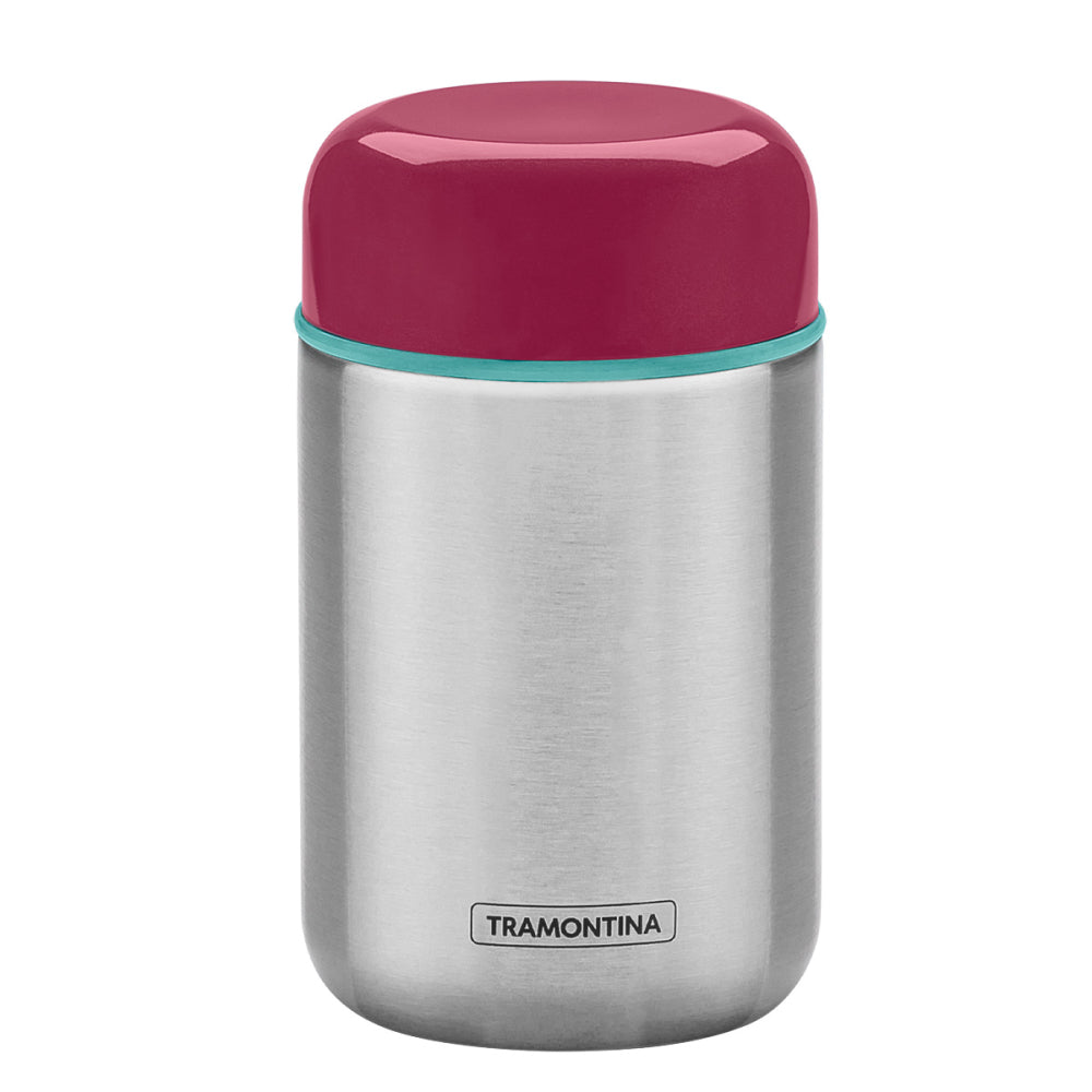 Termo Para Comida Tramontina 400ml Rojo Acero Inoxidable