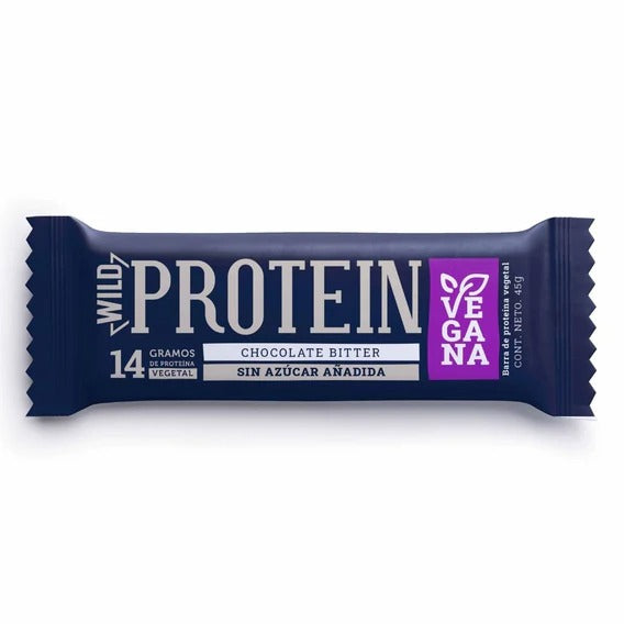Wild Protein Vegana Chocolate Bitter 16 unidades