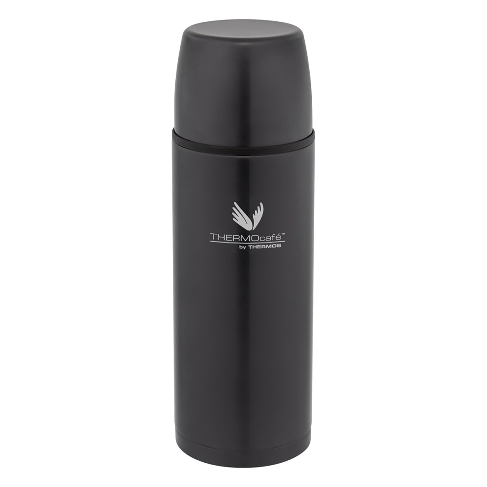 Termo Thermos Thermocafé 1 Litro Acero Inoxidable Negro Mate
