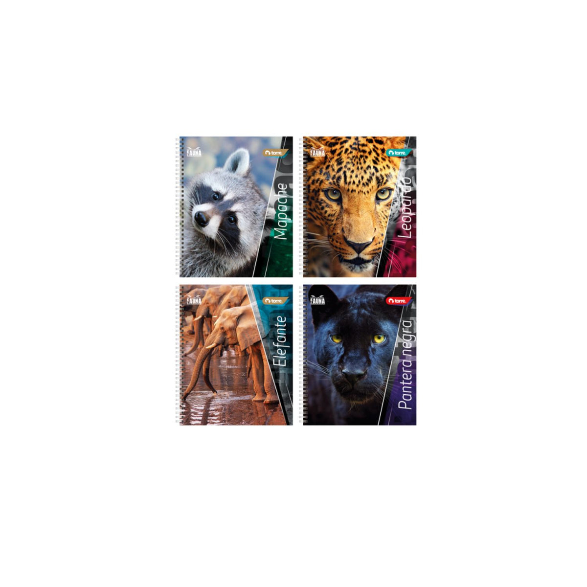 Pack 10 Cuadernos Universitarios Torre Fauna 100 hojas