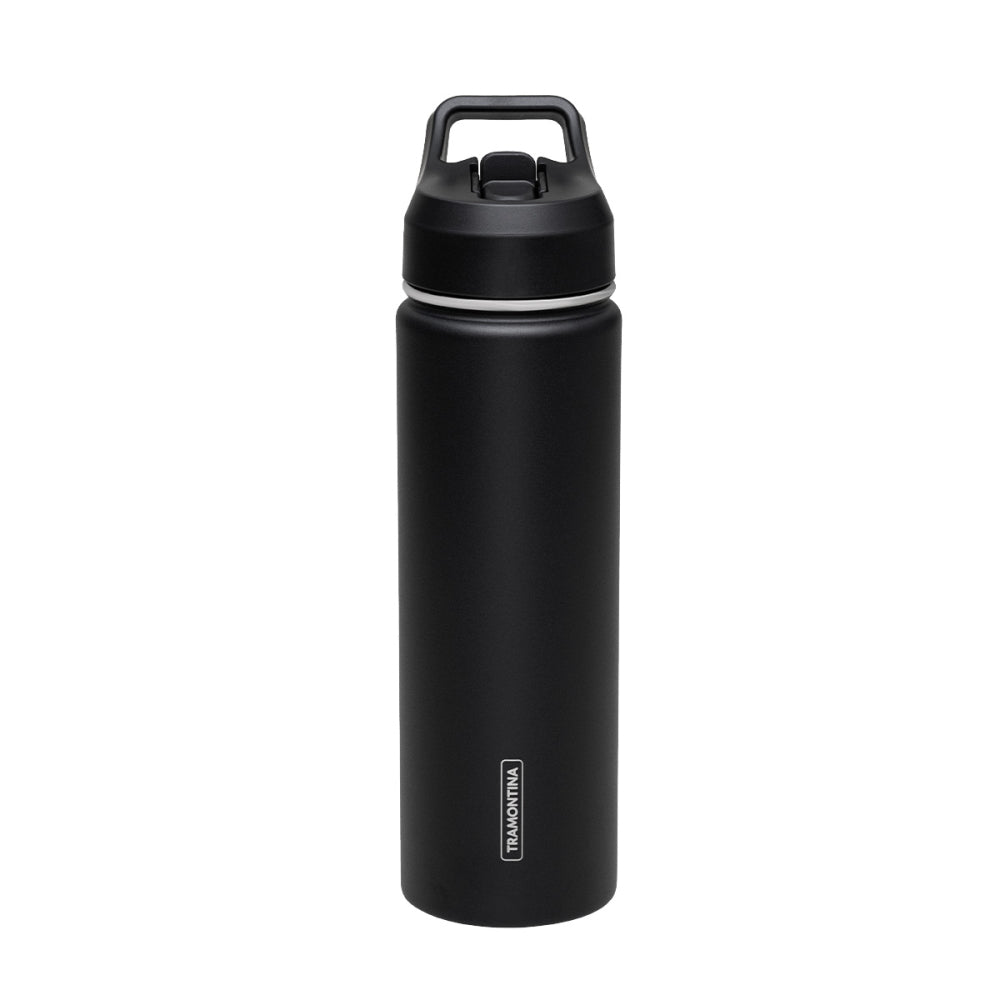 Botella Agua Térmica Tramontina 650ml Negro