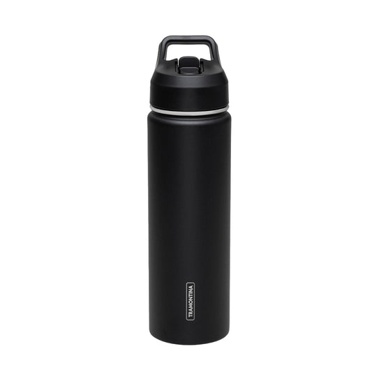 Botella Agua Térmica Tramontina 650ml Negro