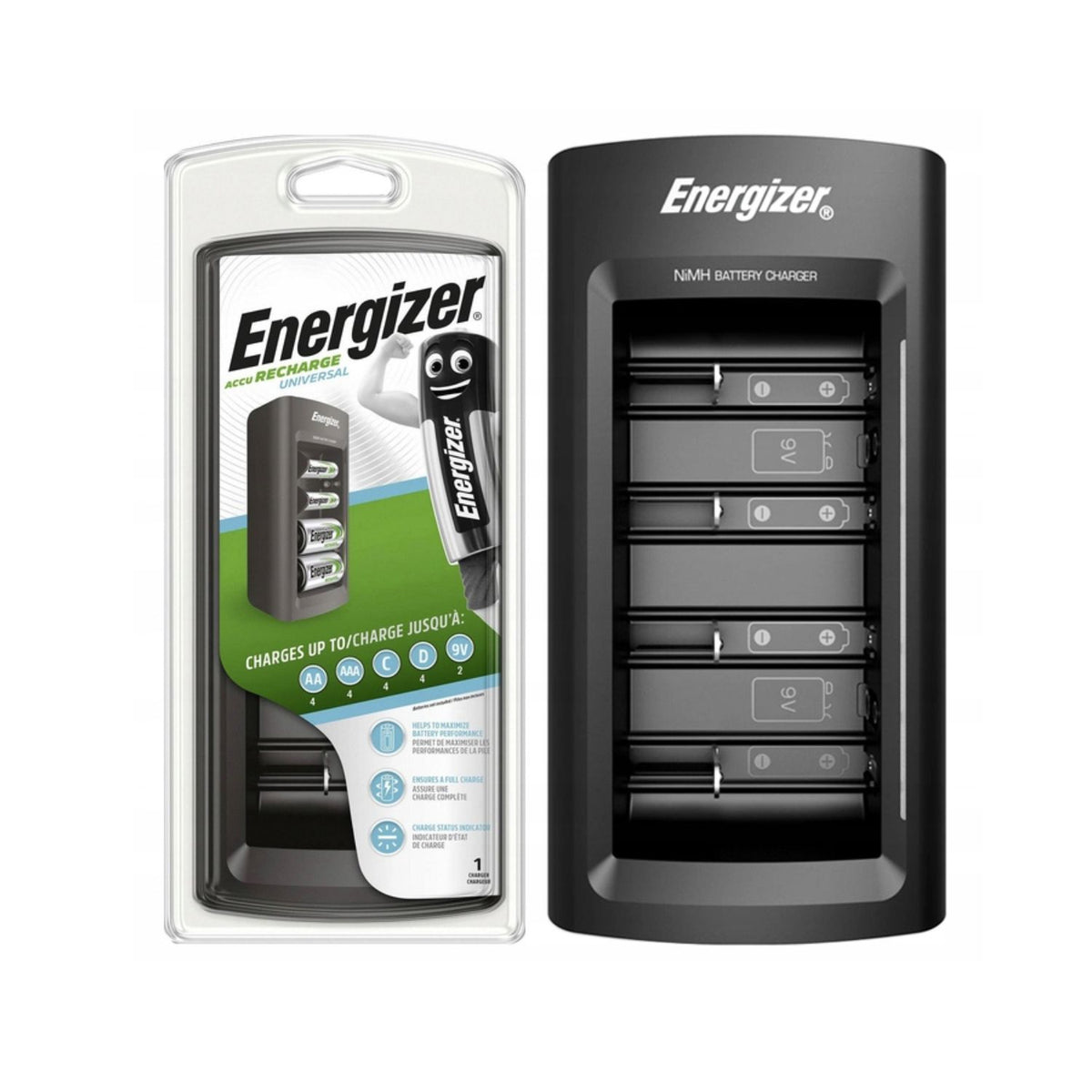 Cargador Universal Energizer AA/AAA/C/D/9v