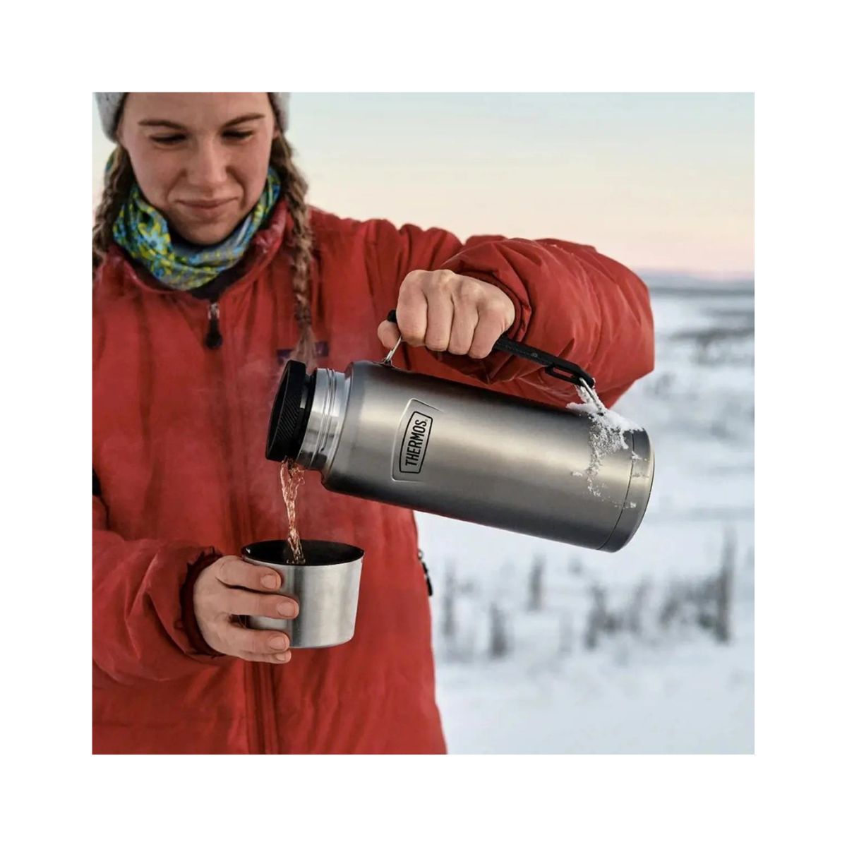 Thermos Termo Líquido Icon 1,2L Acero Inoxidable Mate