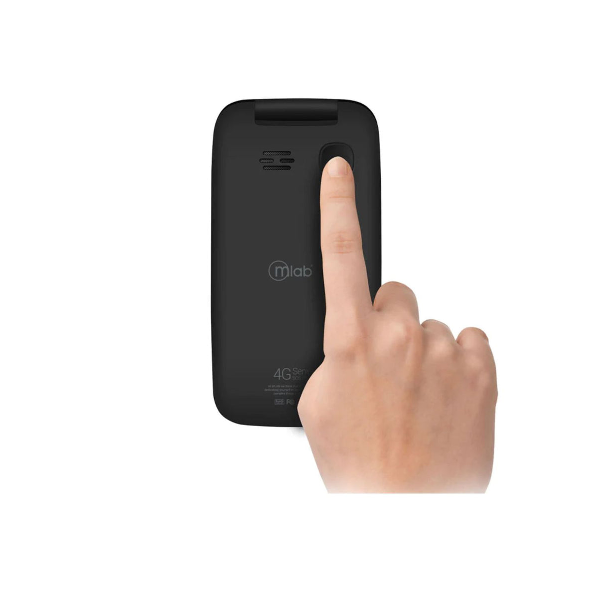 Celular Senior Mlab Shell Sos 4G Lte Negro