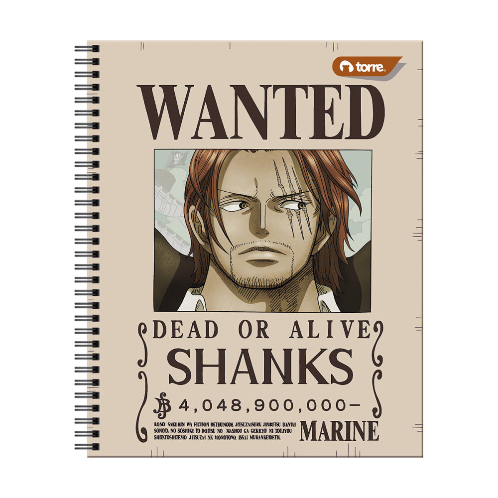 Pack 10 Cuaderno Univ. Torre Matemática One Piece 100 Hojas
