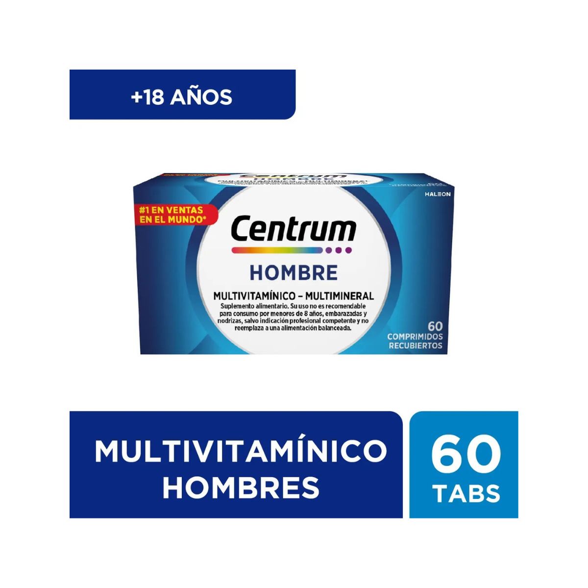 Multivitamínico Centrum Hombre 60 Tabletas