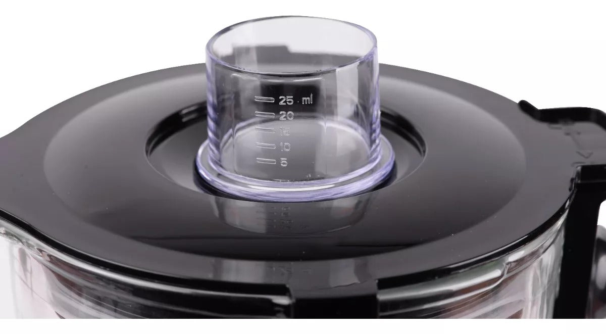 Aiwa Licuadora 5 Velocidades Con Vaso De Vidrio Acero Inoxidable