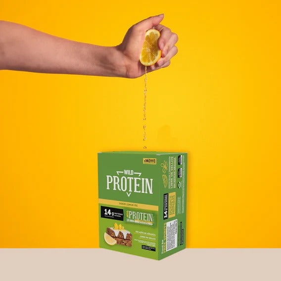 Wild Protein Lemon Pie 14gr 16 unidades
