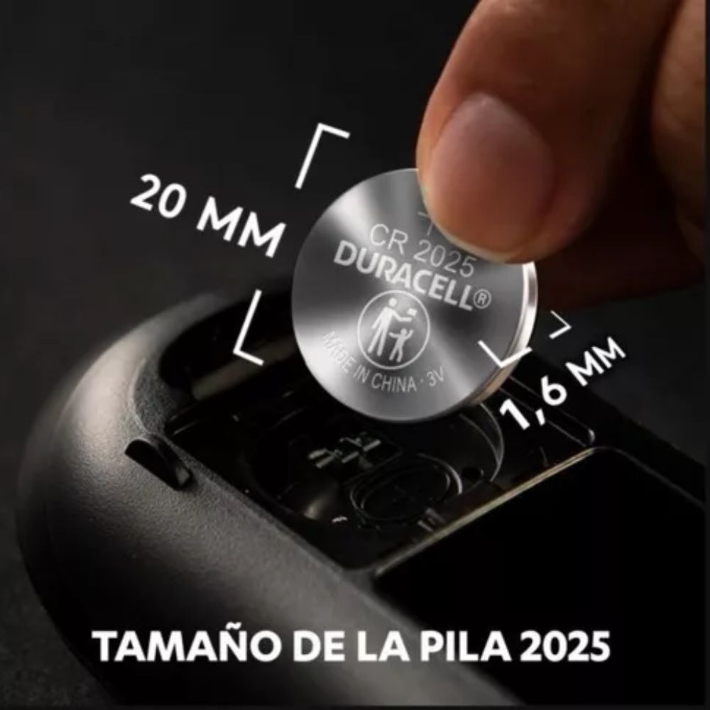 Pila botón Duracell Cr2025 tira x5ud