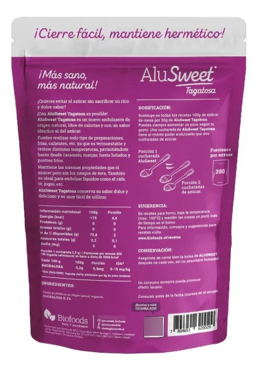 Endulzante En Polvo Alusweet Tagatosa 500g