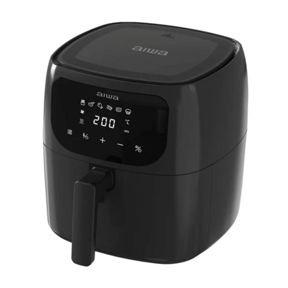 Freidora De Aire Digital Led 6 Litros Aiwa Aw-fk60 Negro