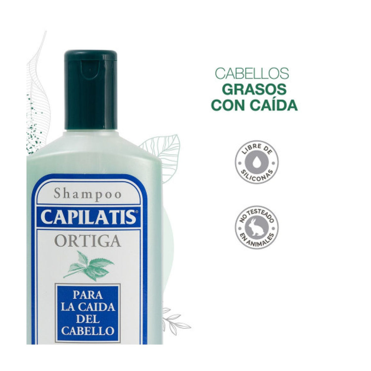 Shampoo Anticaída Capilatis tratante Ortiga 410ml