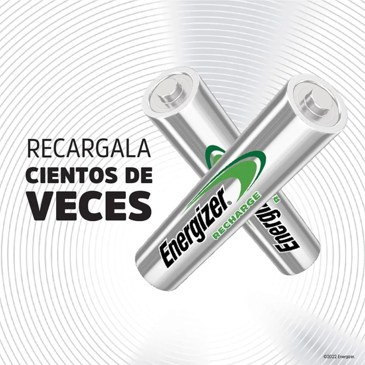 Pila Recargable Energizer Tamaño Aa 2 Unidades