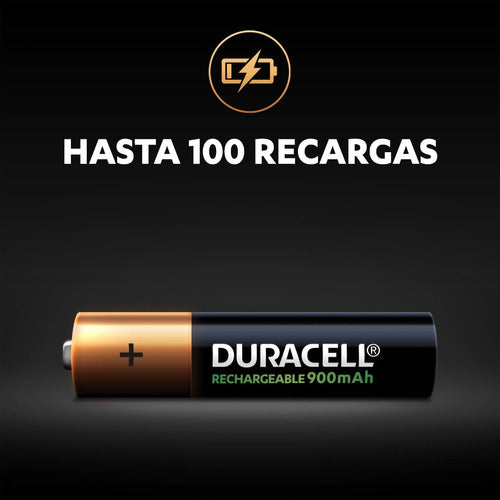 Pila Recargable Duracell Tamaño Aaa X4