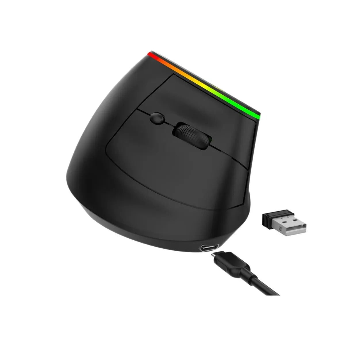 Mouse Fiddler Vertical Bluetooth Recargable 1600Dpi