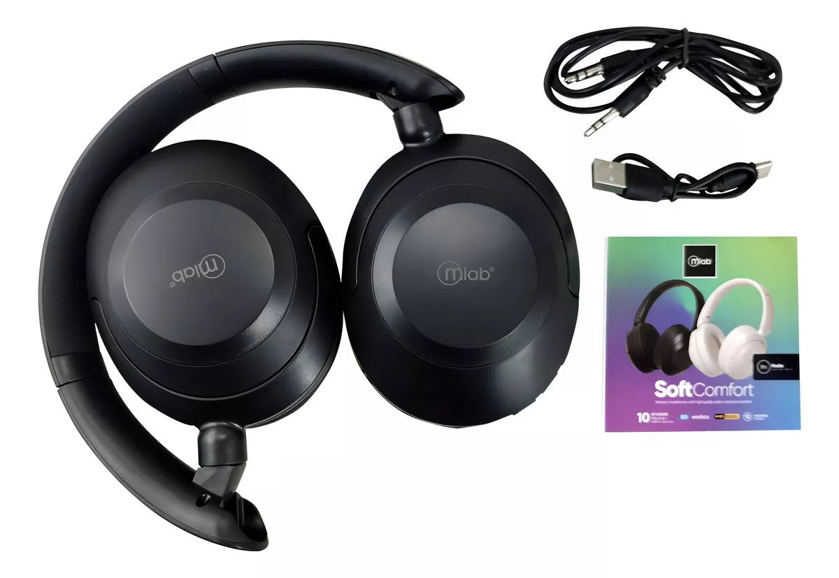 Audífono Bluetooh Mlab Tipo Soft Comfort Black