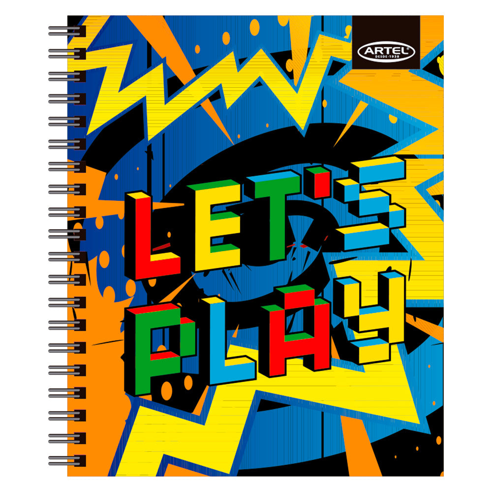 Cuaderno Artel Universitario Gamers 100 Hojas 7mm X 10 Ud