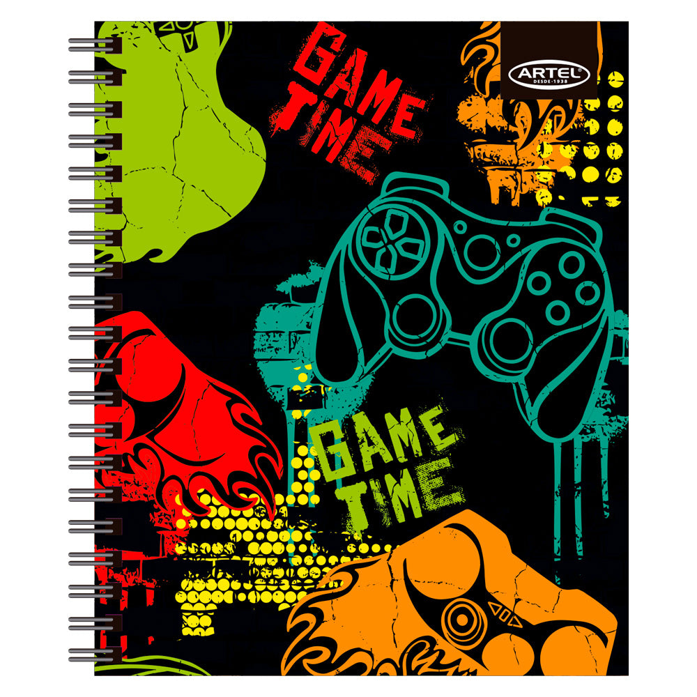 Cuaderno Artel Universitario Gamers 100 Hojas 7mm X 10 Ud