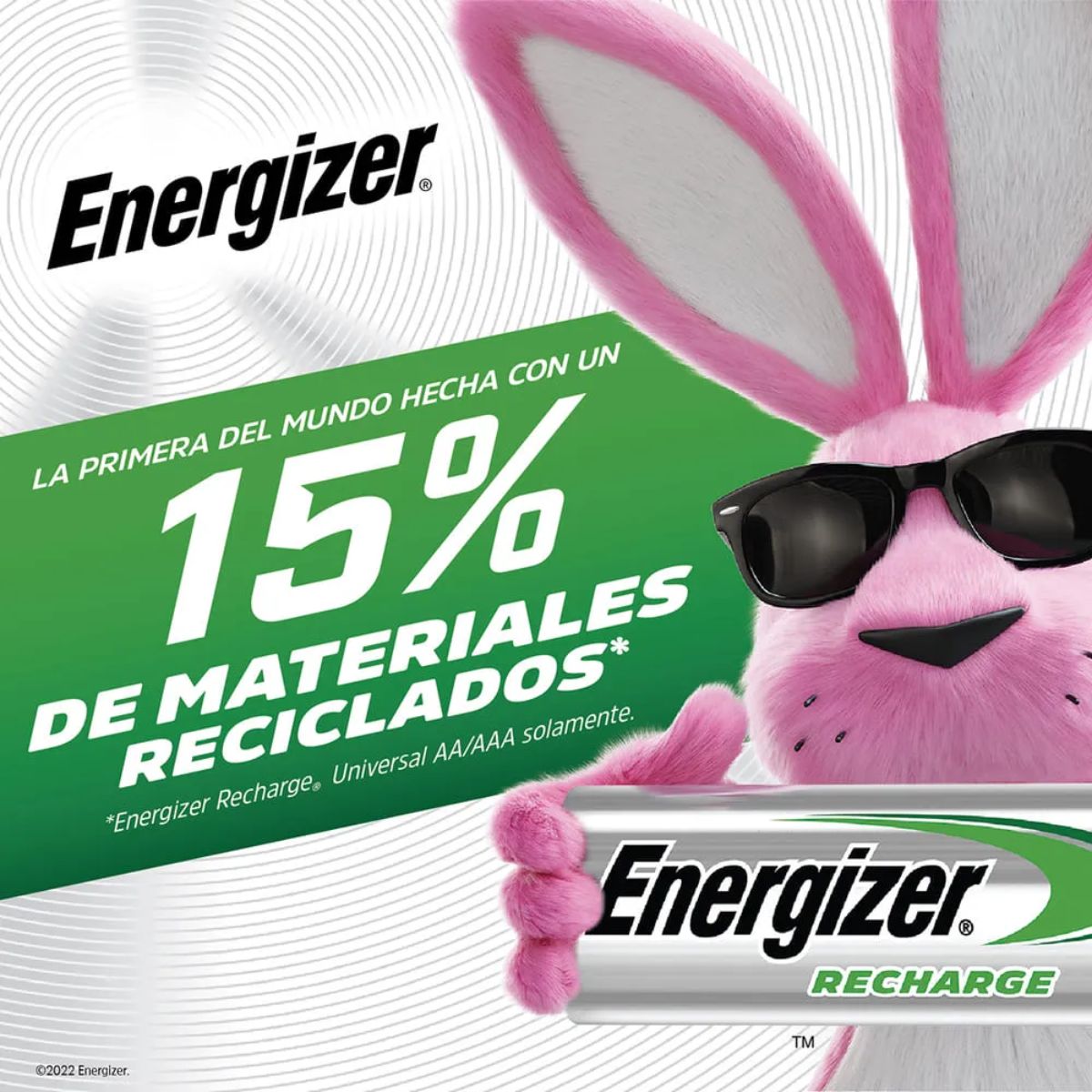 Pila Recargable Energizer Tamaño Aa 2 Unidades