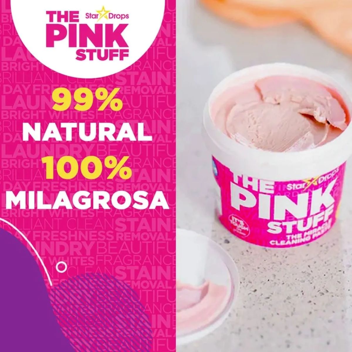 Pasta Limpiadora Multiuso The Pink Stuff 850gr