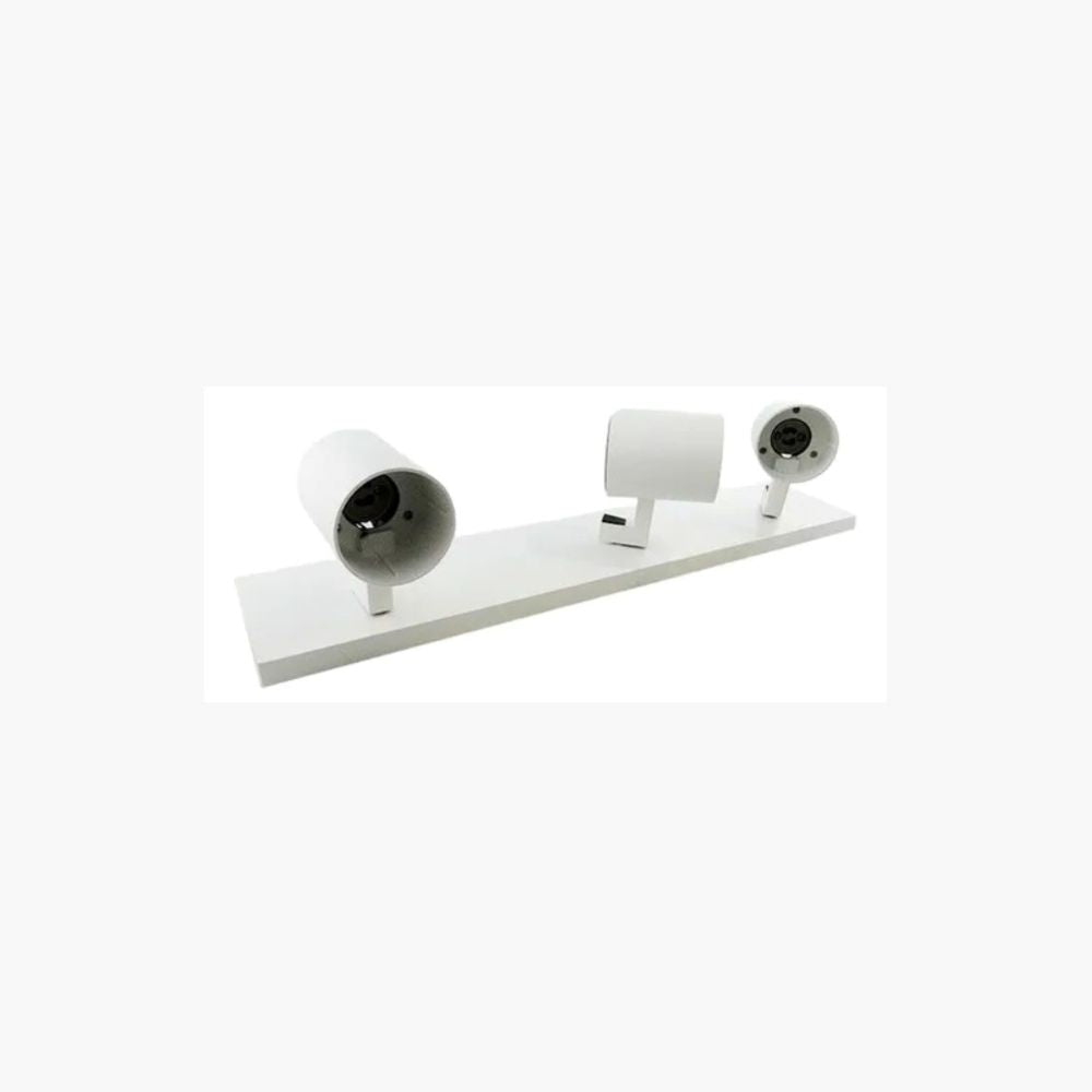 Barra Sobrepuesta Triple Gu-10 Blanco Mate P3 Megabright