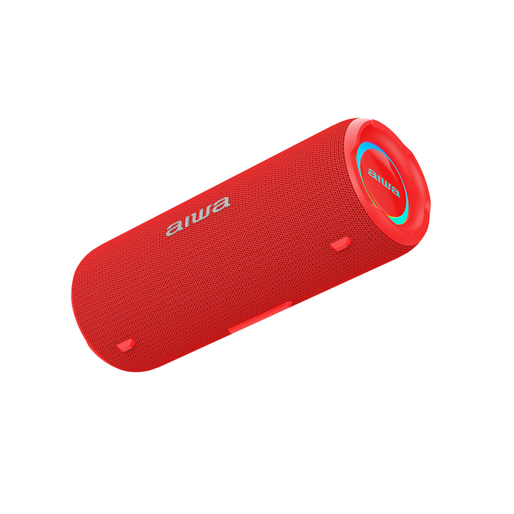Parlante Portátil Bluetooth 15w Aiwa Impermeable Tws Rojo